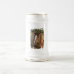 Chestnut Quarter Horse Beer Stein Coffee Mug