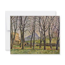 Chestnut Trees In The Jas De Bouffan Personalized Announcements