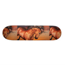Chestnut Unicorn Skateboard