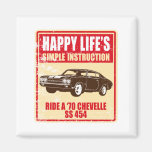 Chevrolet 1970 Chevelle SS 454 Imanes De Nevera