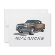 Chevrolet Avalanche Gold Custom Invite