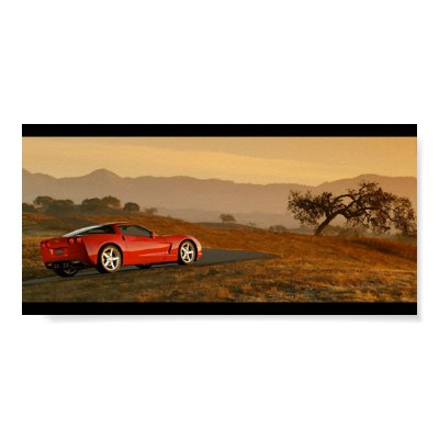 Chevrolet Corvette C6 Desert Posters by Carone