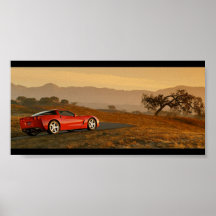 Chevrolet Corvette C6 Desert Posters