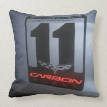 Chevrolet Corvette Carbon Edition Z06 Throw Pillows