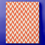 CHEVRON10 CORAL WHITE ZIG ZAG ZIGZAG PATTERN BACKG plaques