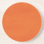 chevron30 RED ORANGE ZIGZAG ZIG ZAG PATTERNS  BACK coasters