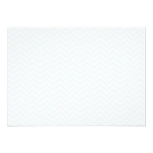 Chevron 3 Photo Graduation Invitation - Blue