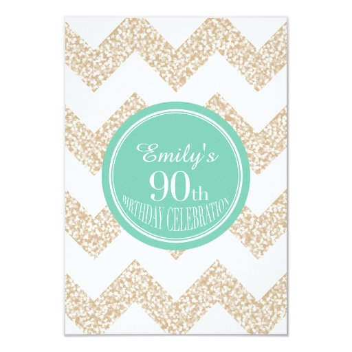 chevron 90th birthday celebration choose color card zazzle chevron 90th birthday celebration choose color card zazzle