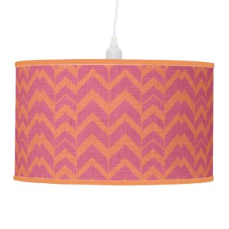 Chevron-Berry Citrus Pendant Lamps