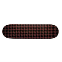 Chevron Checks Brown and Black Skateboards