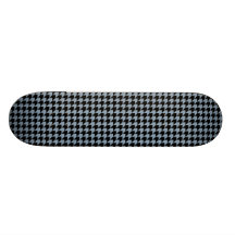 Chevron Checks Slate and Black Skate Decks