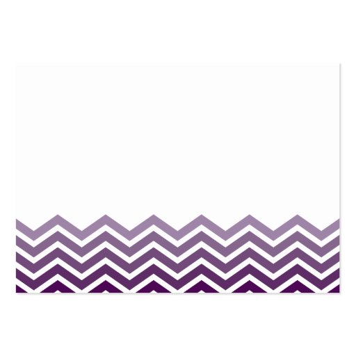 Chevron FLAT Placecards Business Card Templates (back side)