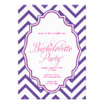 CHEVRON - Girls Night Out BACHELORETTE- Invitation