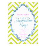 CHEVRON - Girls Night Out BACHELORETTE- Invitation