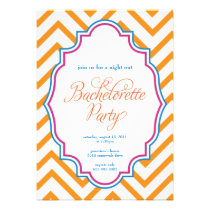 CHEVRON - Girls Night Out BACHELORETTE- Invitation invitations