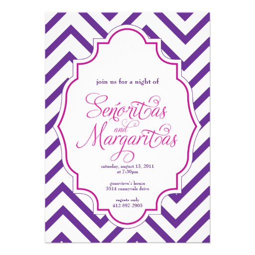 CHEVRON - Girls Night Out - Invitation