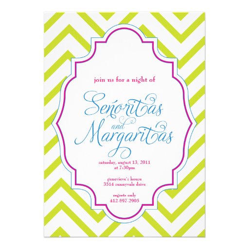 CHEVRON - Girls Night Out - Invitation