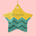 CHEVRON Gold ornaments