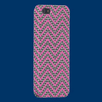 chevron houndstooth hot pink iphone 5 case iphone cases