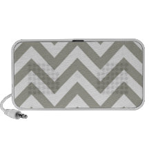 Chevron in Grey Mini Speaker