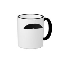 Chevron Mustache Mugs
