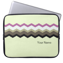Chevron pattern line laptop sleeves