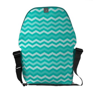 Chevron Pattern Messenger Bag