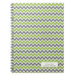Chevron Pattern Trendy Notebook (apple)