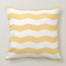 Chevron Pillow in Dreamsicle/White