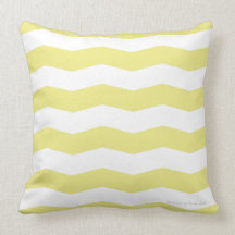 Chevron Pillow in Honeycomb/White