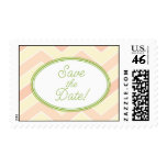 Chevron save the date stamps