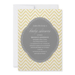CHEVRON SHOWER | BABY SHOWER INVITATIONS