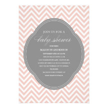 CHEVRON SHOWER | BABY SHOWER INVITATIONS