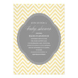 CHEVRON SHOWER | BABY SHOWER INVITATIONS