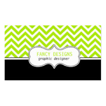 Chevron Stripes Business Cards