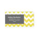 Chevron Stripes (Today's Best Award) Personalized Address Labels