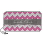 Chevron Stripes Travelling Speakers