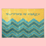 CHEVRON Summer is crazy placemats