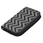 Chevrons Black & White Smartphone Folio Planner