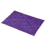 CHEVRONstairs midnight placemat
