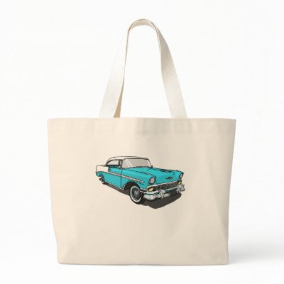 Chevy Bel Air - Blue Tote Bag by rumplefart