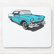 Chevy Bel Air - Blue Mouse Mats
