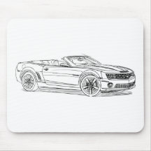 Chevy Camaro Convert 2011 Mousepads