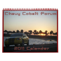 Chevy Cobalt Forum Wall Calendar