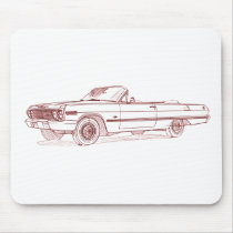 Chevy Impala 1963 mousepads