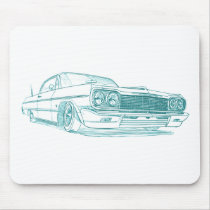 Chevy Impala 1964 lowrider Mousepads