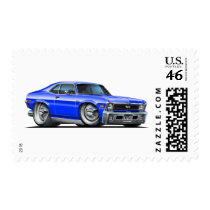 Chevy Nova Blue Car Postage