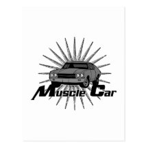 Chevy Nova Muscle Car Post Cards