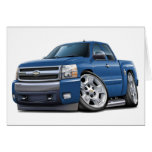 Chevy Silverado Blue Granite Extended Cab Card