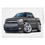 Chevy Silverado Grey Extended Cab cards